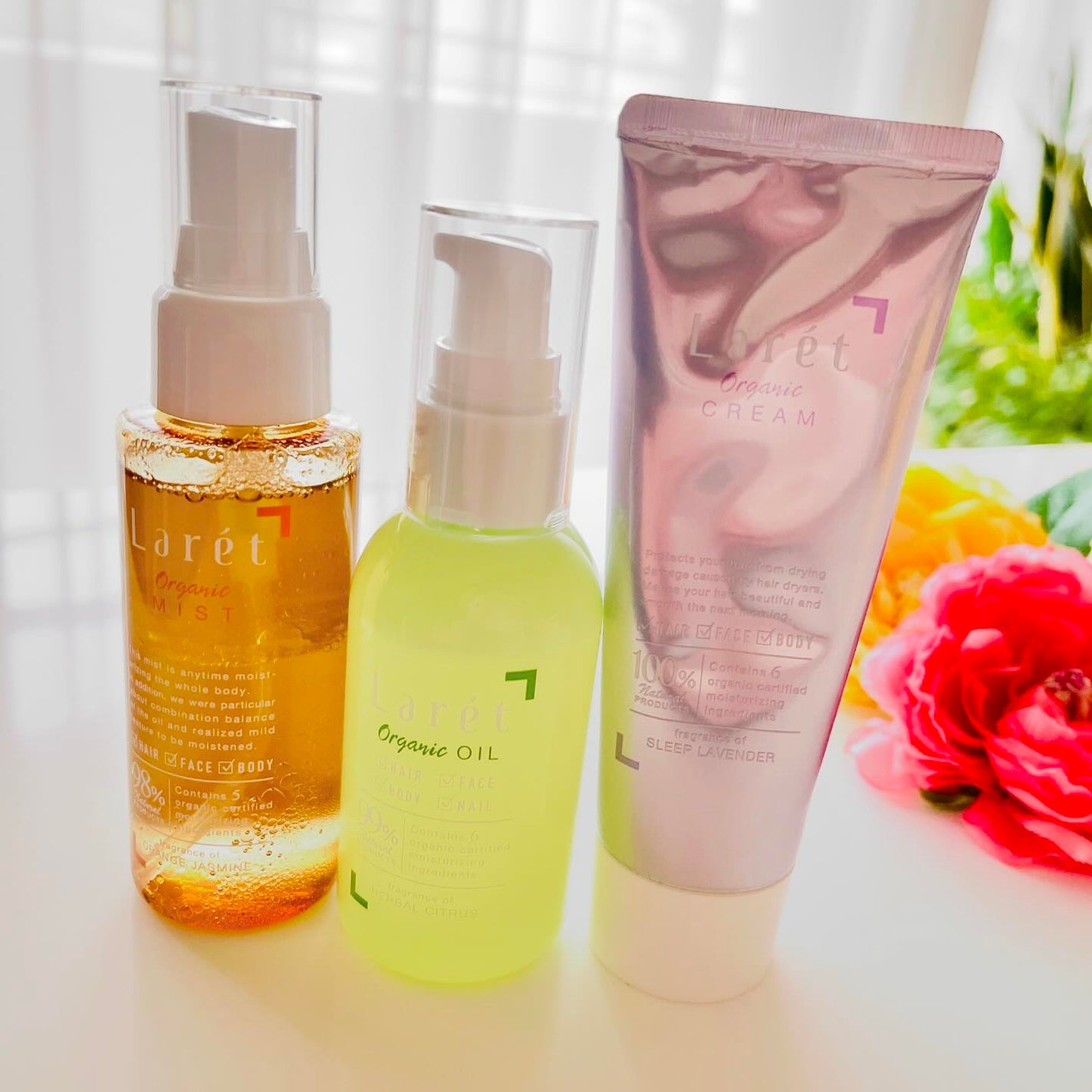 オーガニックミスト/Laret/ミスト状化粧水を使ったクチコミ(9枚目)