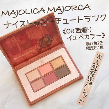 ナイストゥミーチュートランク/MAJOLICA MAJORCA/アイシャドウパレットを使ったクチコミ（1枚目）