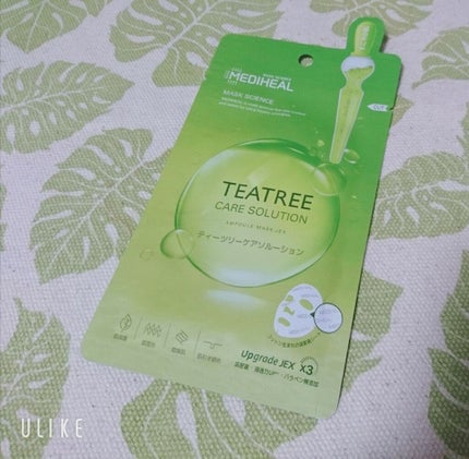 ティーツリーケアソリューション アンプルマスクJEX/MEDIHEAL/シートマスク・パックを使ったクチコミ(1枚目)
