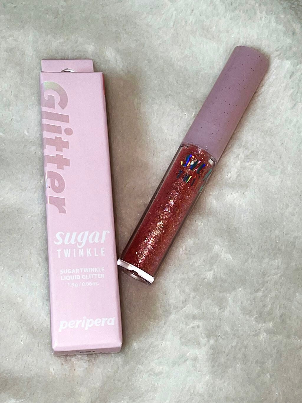 シュガー トゥインクル リキッド グリッター/PERIPERA/グリッターを使ったクチコミ(1枚目)