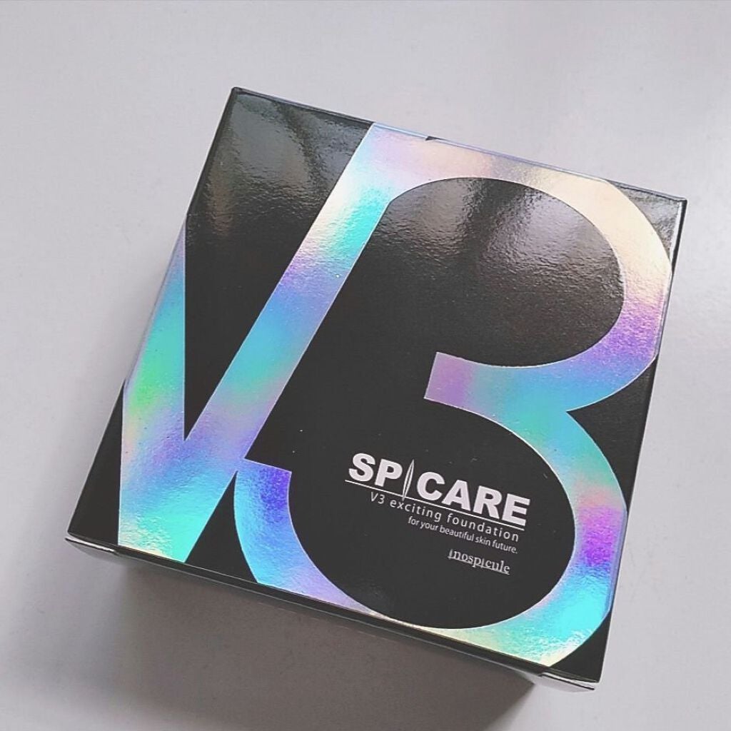 V3 エキサイティングファンデーション/SPICARE/クッションファンデーションを使ったクチコミ(1枚目)