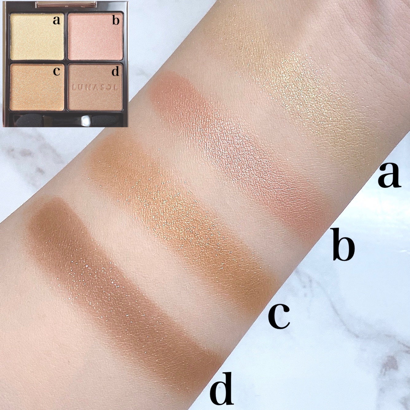 アイカラーレーション/LUNASOL/アイシャドウパレットを使ったクチコミ(4枚目)