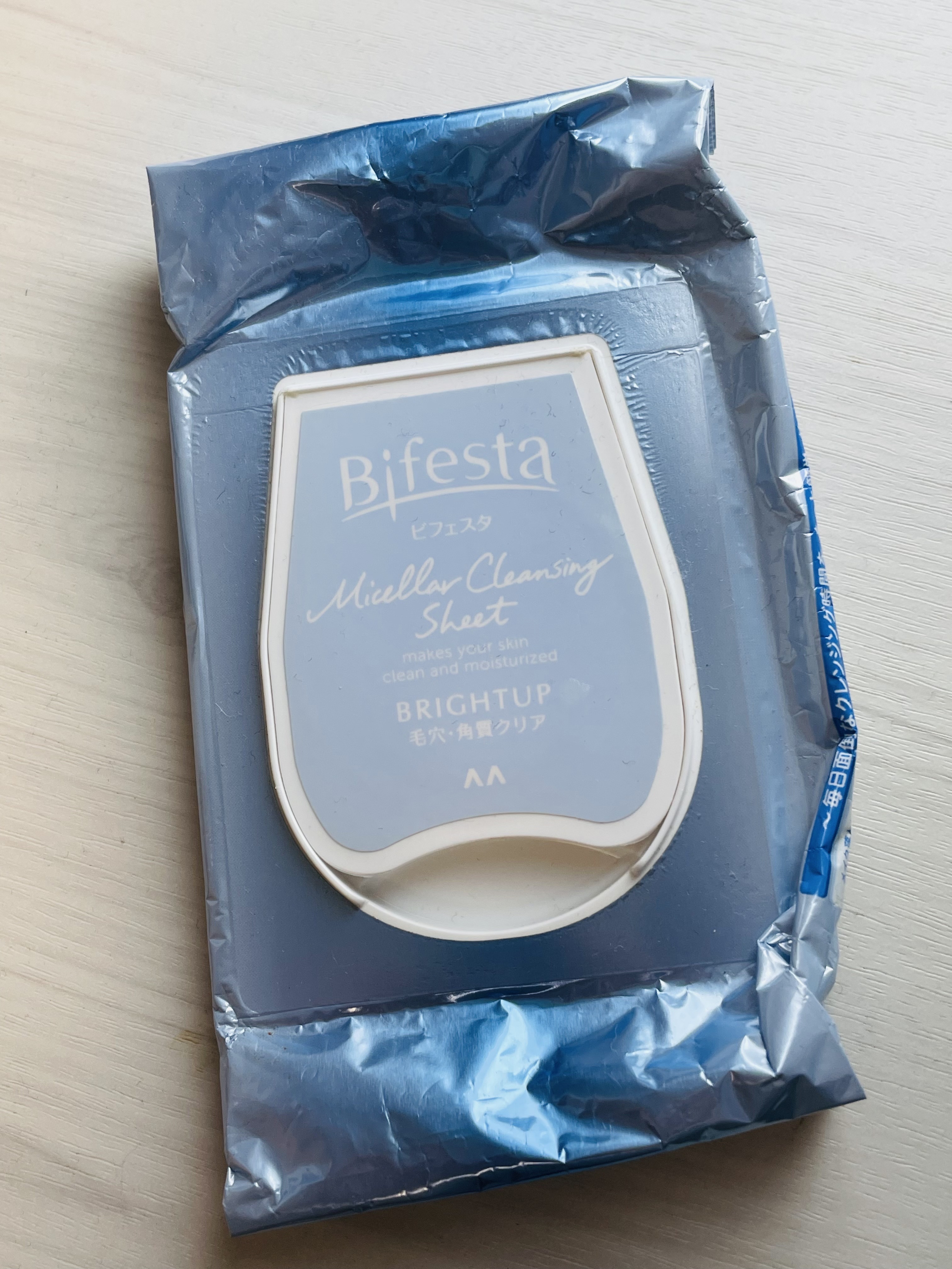 ミセラークレンジングシート ブライトアップ/ビフェスタ/クレンジングシートを使ったクチコミ（2枚目）