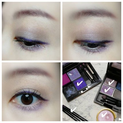 シャイニーシャドウ N/excel/単色アイシャドウを使ったクチコミ(3枚目)