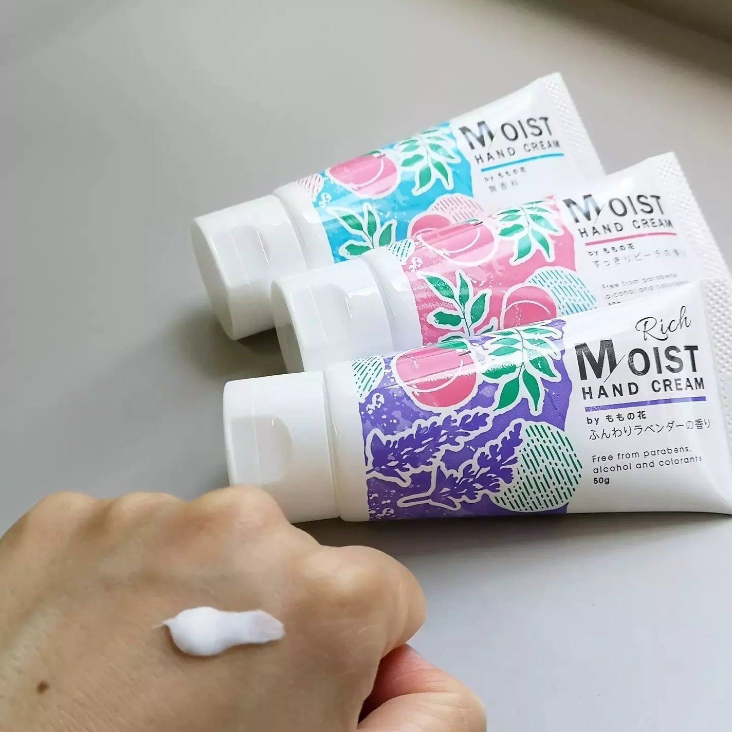 じゅんころ on LIPS 「ももの花シリーズの新商品のハンドクリームを使ってみました😊シー..」(7枚目)