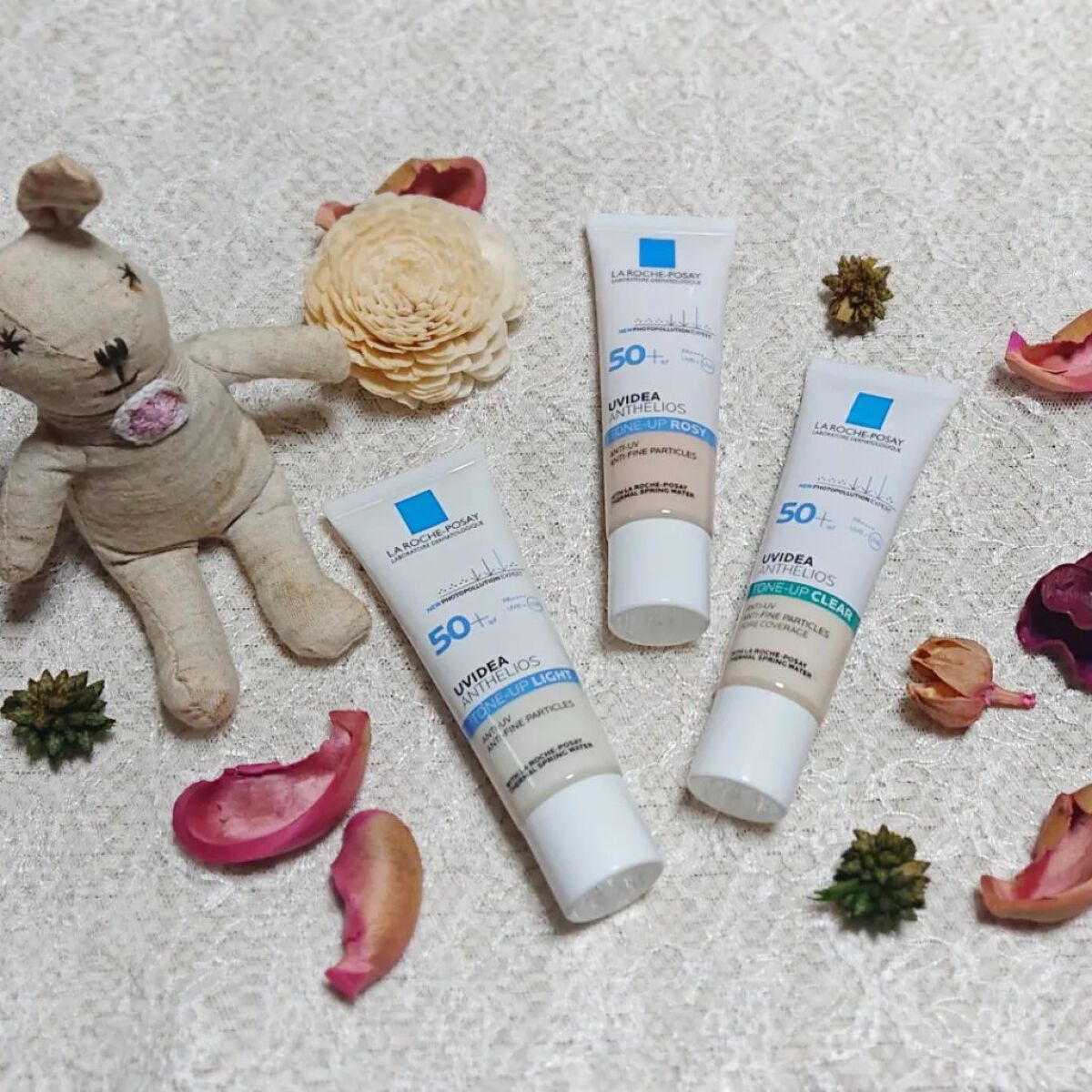 .

⏩ ラロッシュポゼ
【 UVイデア XL プロテクショントーンアップ 】

これまで何本リピートしたか分からない、ラロッシュポゼのトーンアップUV。
なんとこの度、3種類をセットにしてプレゼントしていただきました🙌💕

敏感肌にも