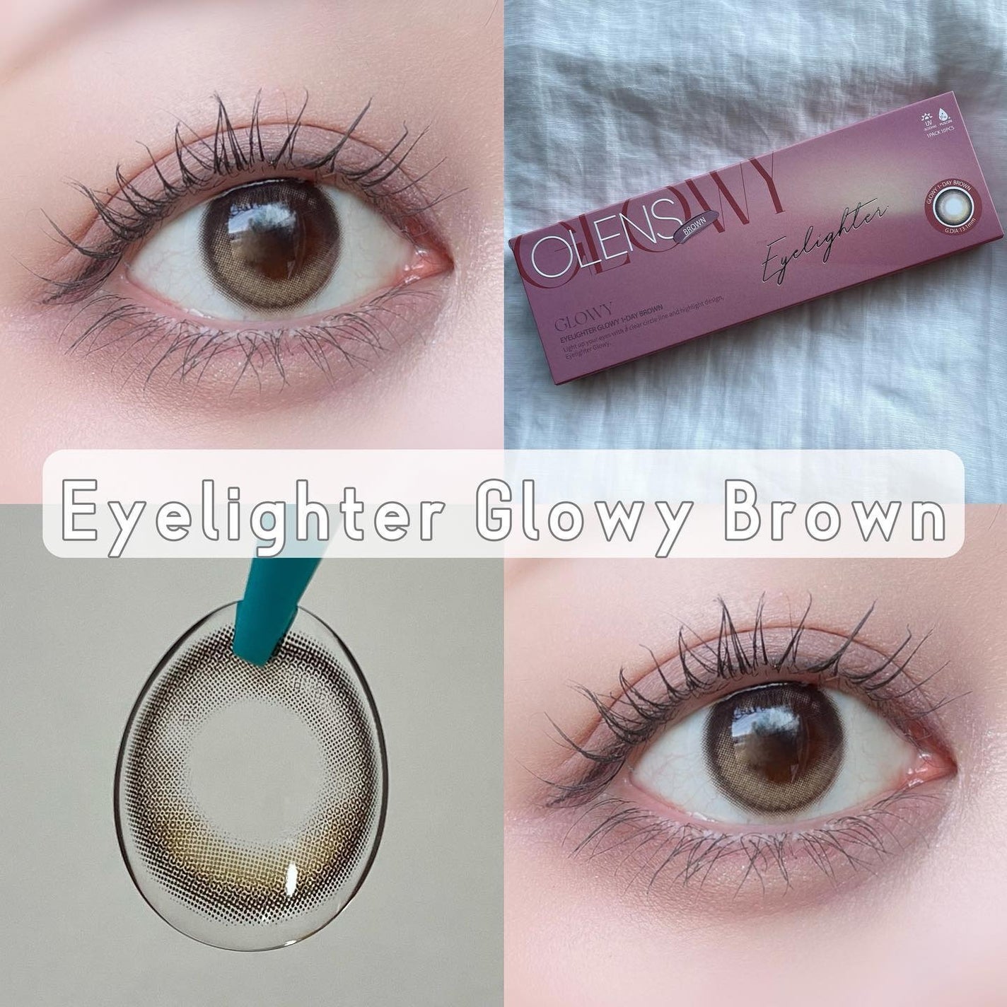 Glowy 1day/OLENS/ワンデー(1DAY)カラコンを使ったクチコミ(4枚目)