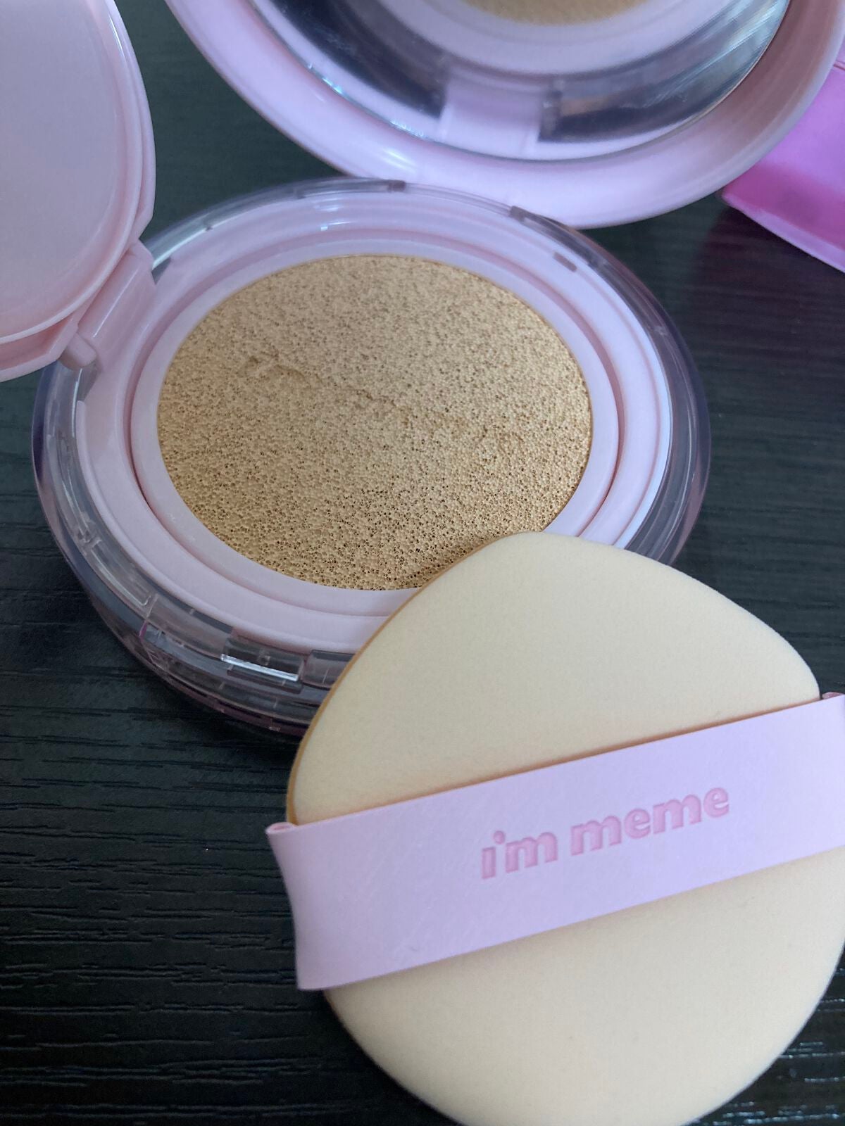 ワンダーベルベットラスティングクッション/i’m meme/クッションファンデーションを使ったクチコミ(2枚目)