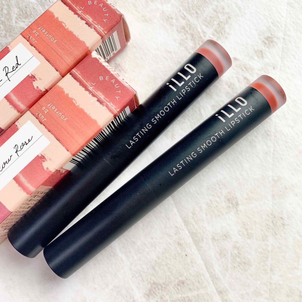 LASTING SMOOTH LIPSTICK(ラスティングスムースリップスティック)/iLLO/口紅を使ったクチコミ(1枚目)