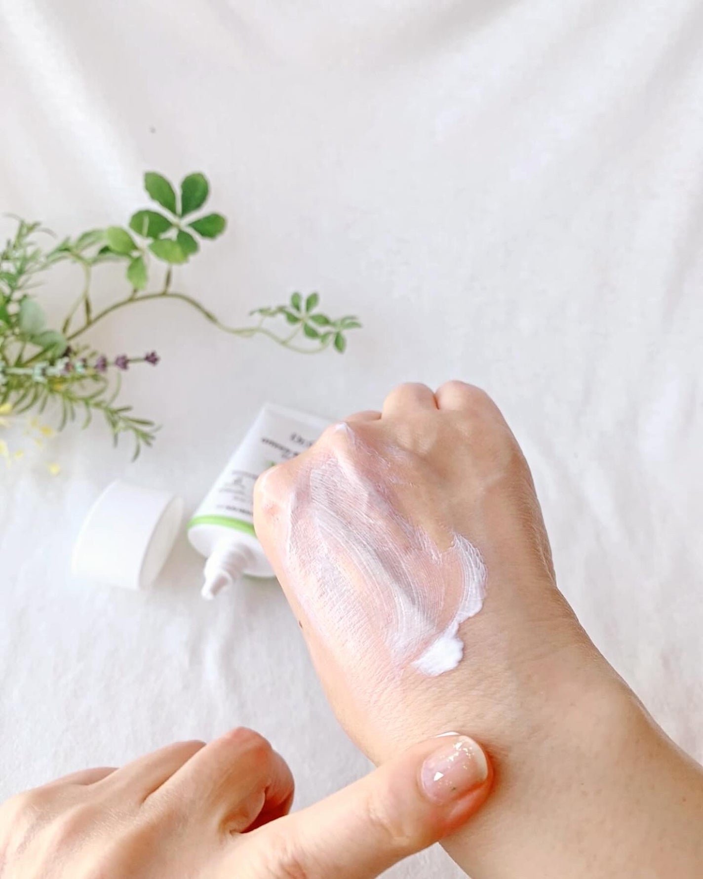 グリーンマイルドアップサンプラス/Dr.G/日焼け止めクリームを使ったクチコミ(2枚目)