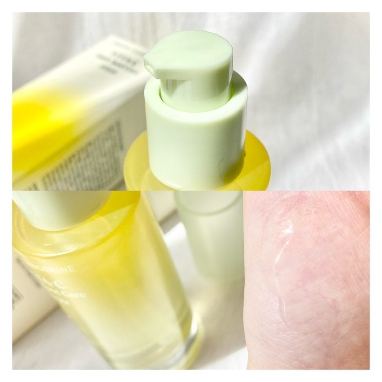 グリーンタンジェリン ビタC ダークスポットケアセラム/goodal/美容液を使ったクチコミ(4枚目)