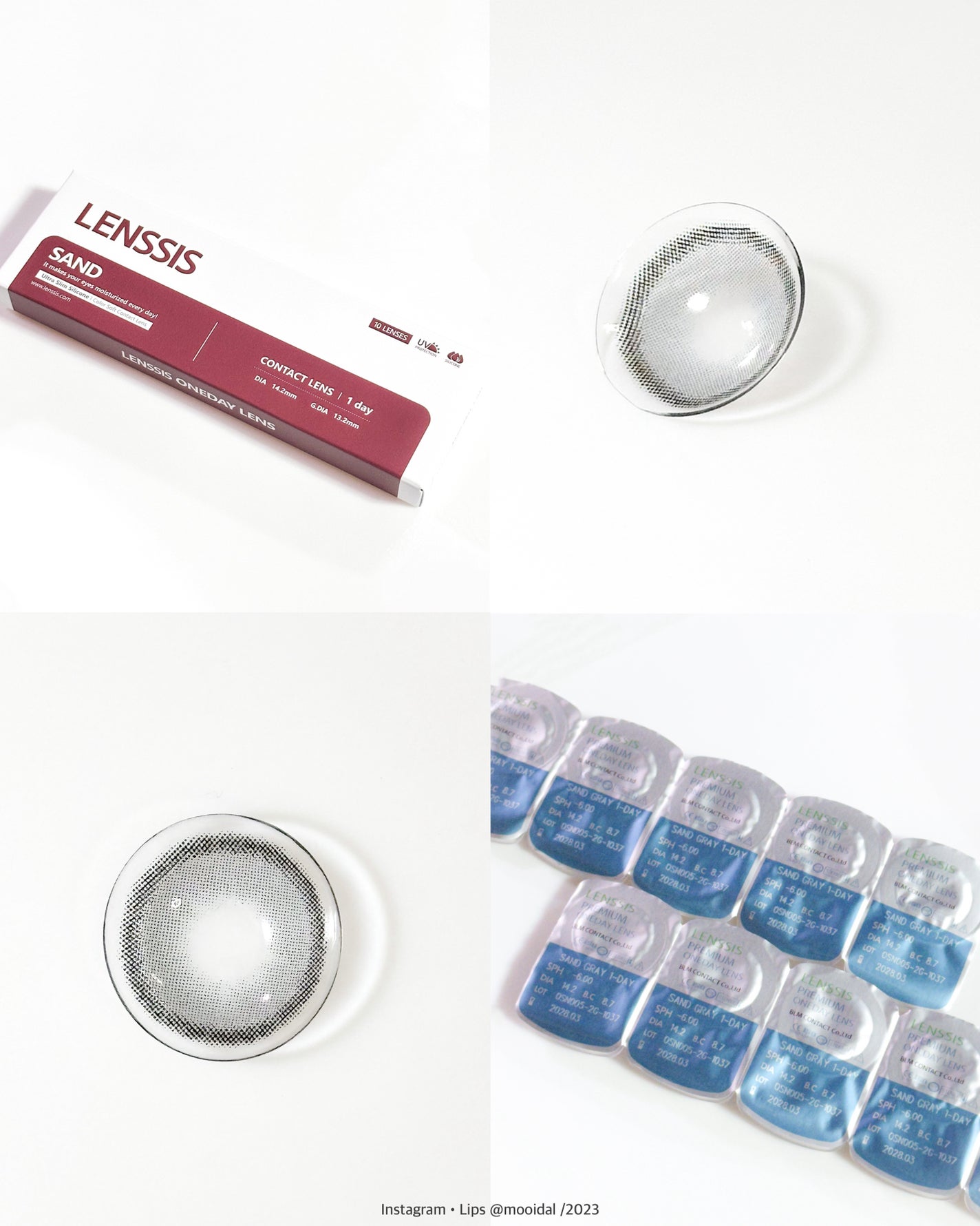 サンドシリーズ/LENSSIS/カラーコンタクトレンズを使ったクチコミ(2枚目)