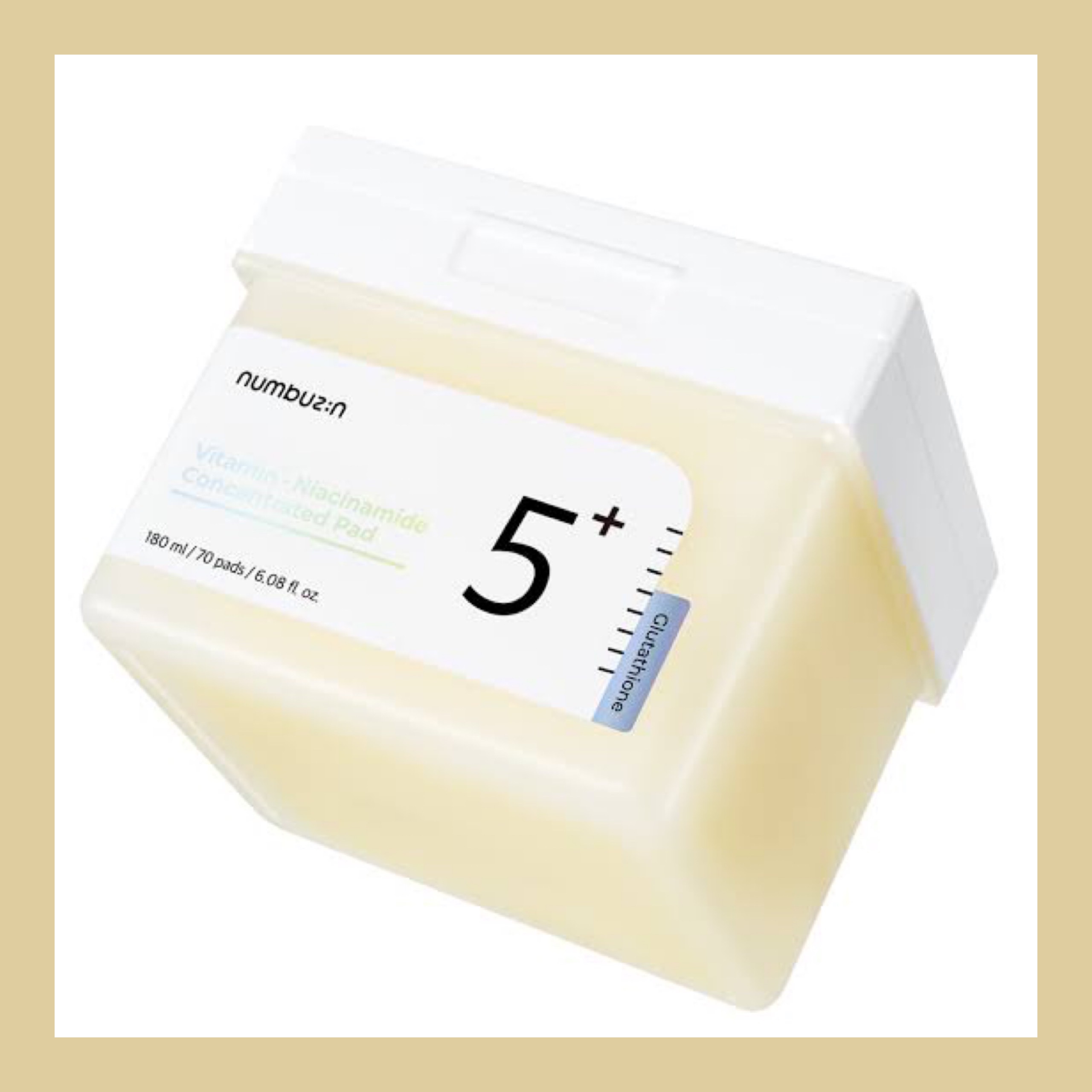 5番 白玉グルタチオンＣフィルムパッド/numbuzin/トナーパッドを使ったクチコミ（2枚目）