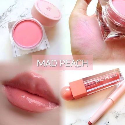 マッドピーチグロウフィットムードグロス/MAD PEACH/リップグロスを使ったクチコミ(1枚目)