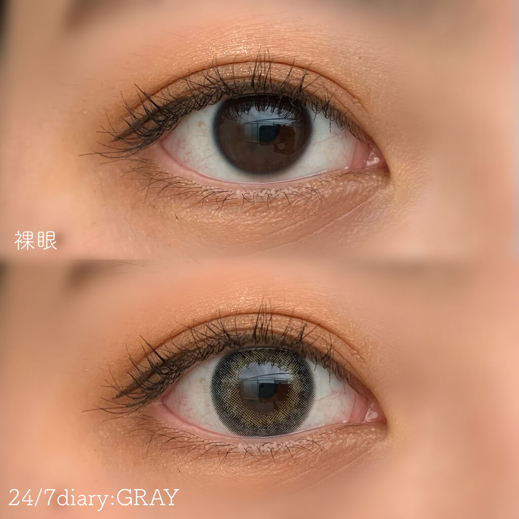 247diary/THEPIEL/カラーコンタクトレンズを使ったクチコミ（2枚目）