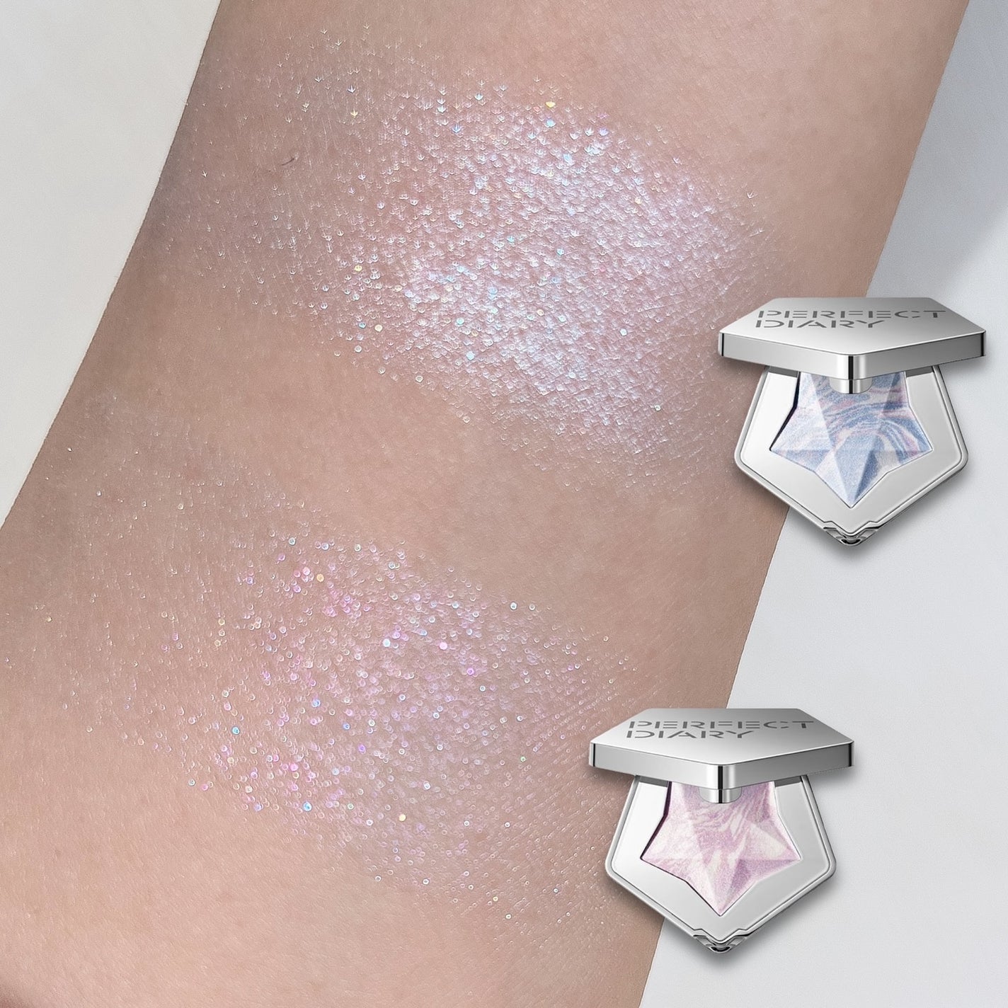 スターダストダイヤモンドハイライトパウダー/PERFECT DIARY/パウダーハイライトを使ったクチコミ(3枚目)