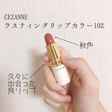 ラスティング リップカラーN/CEZANNE/口紅を使ったクチコミ（1枚目）