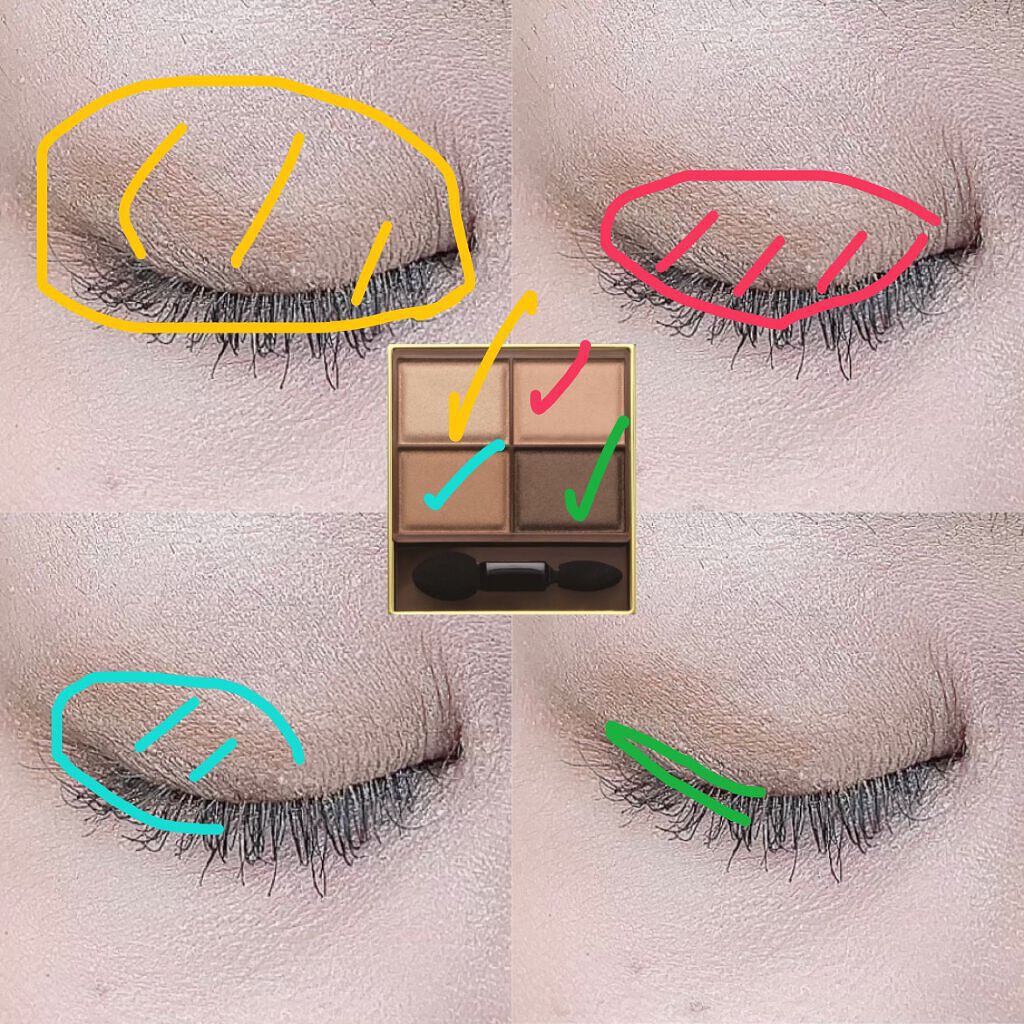 スキニーリッチシャドウ/excel/アイシャドウパレットを使ったクチコミ(2枚目)