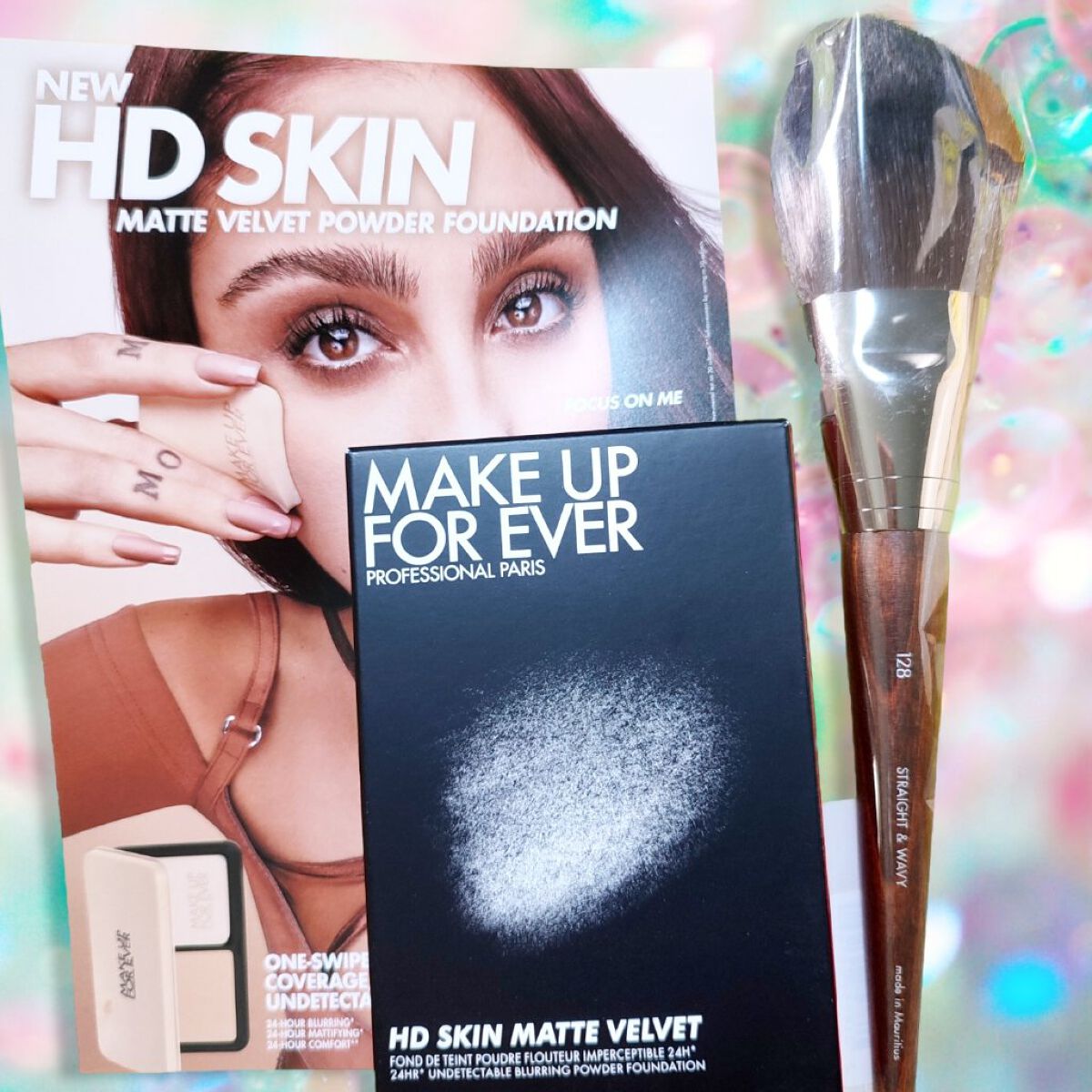 プレシジョンパウダーブラシ 128/MAKE UP FOR EVER/メイクブラシを使ったクチコミ（1枚目）