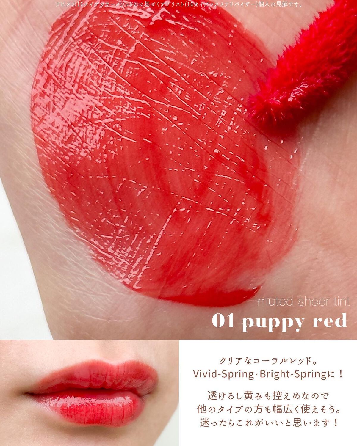 センシュアルフィックスティント/Ririmew/リップティントを使ったクチコミ(4枚目)