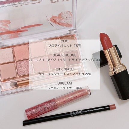 パールブリー アイグリッター トライアングル/BLACK ROUGE/グリッターを使ったクチコミ(3枚目)