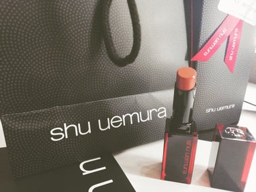 ルージュ アンリミテッド アンプリファイド/shu uemura/口紅を使ったクチコミ（1枚目）