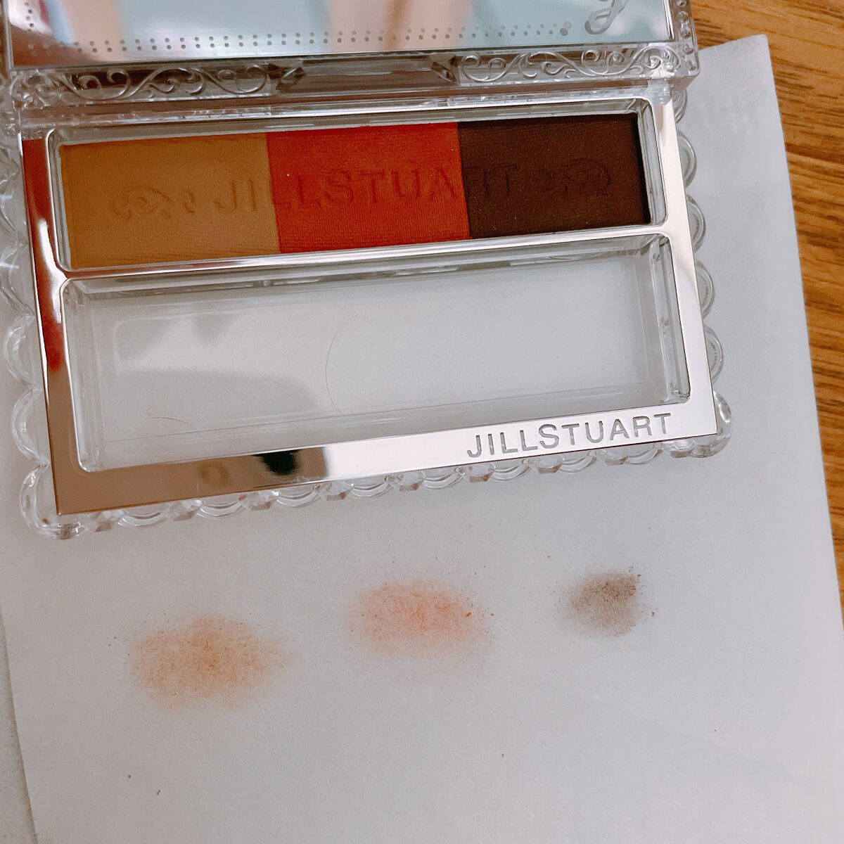 ジルスチュアート ニュアンスブロウパレット 03 orange shade/JILL STUART/パウダーアイブロウを使ったクチコミ（3枚目）