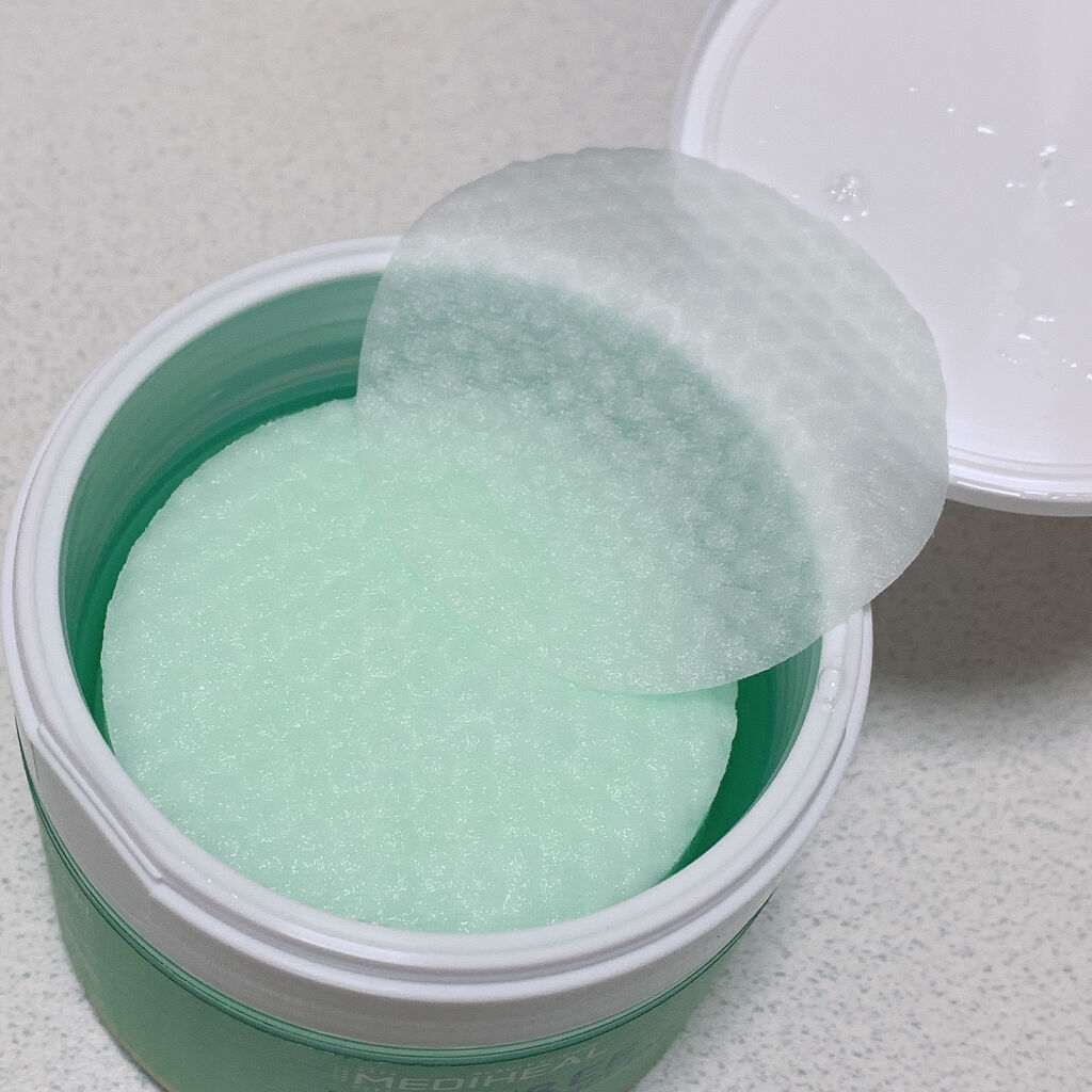 ティーツリーカーミングエッセンスパッド/MEDIHEAL/トナーパッドを使ったクチコミ（3枚目）