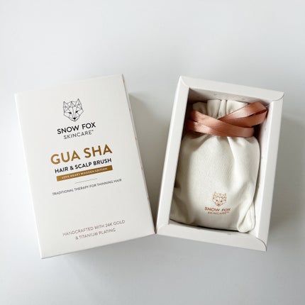 プレミアム FOX カッサ ウッド ミニハート ヘアブラシ/SNOW FOX SKINCARE/ヘアブラシを使ったクチコミ(1枚目)