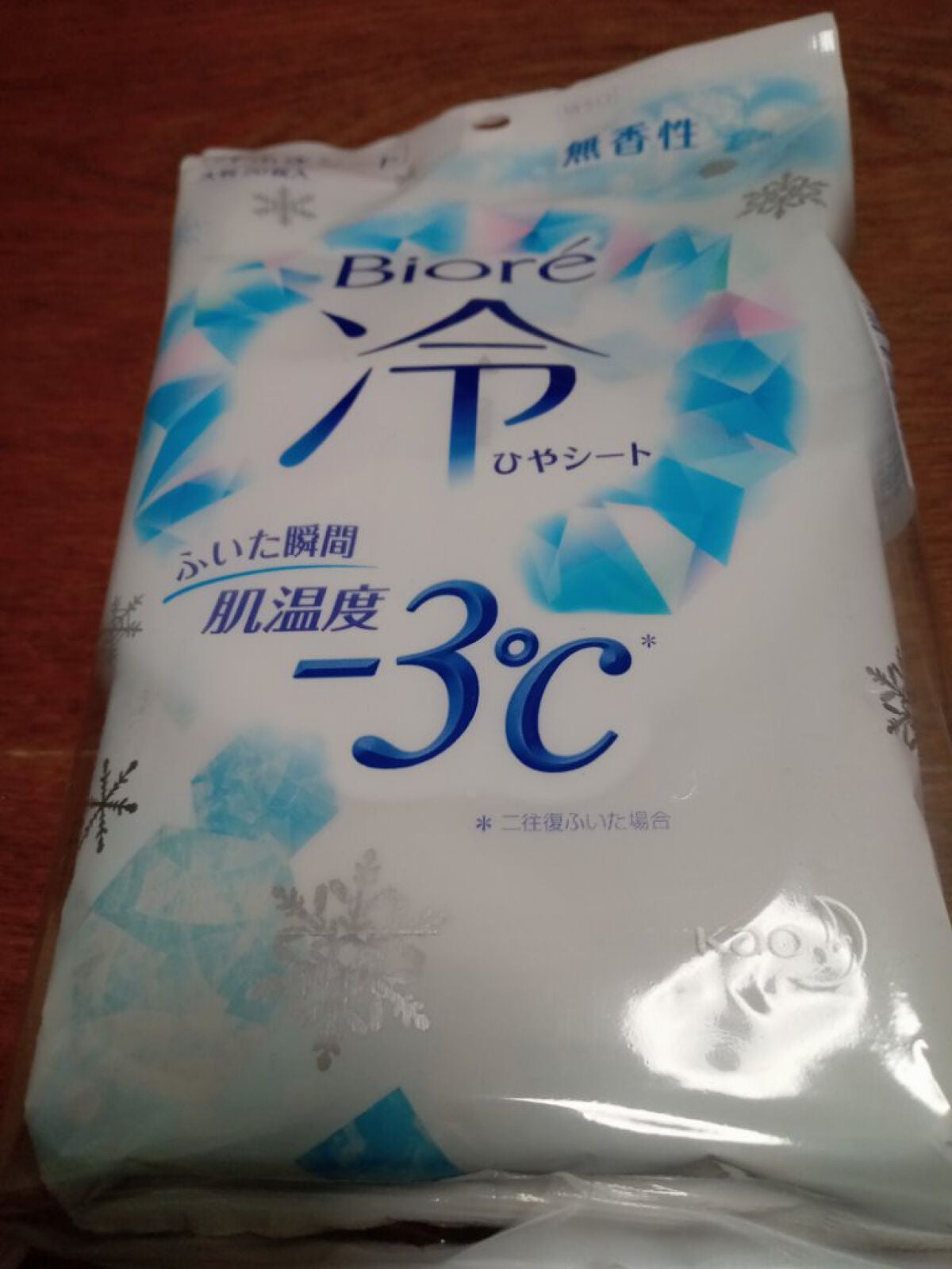 冷シート 無香性/ビオレ/ボディシートを使ったクチコミ(1枚目)