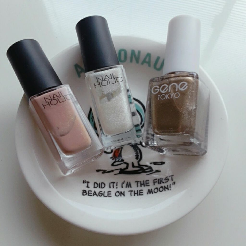 gene TOKYO ネイル ハンサムゴールド/DAISO/マニキュアを使ったクチコミ（2枚目）