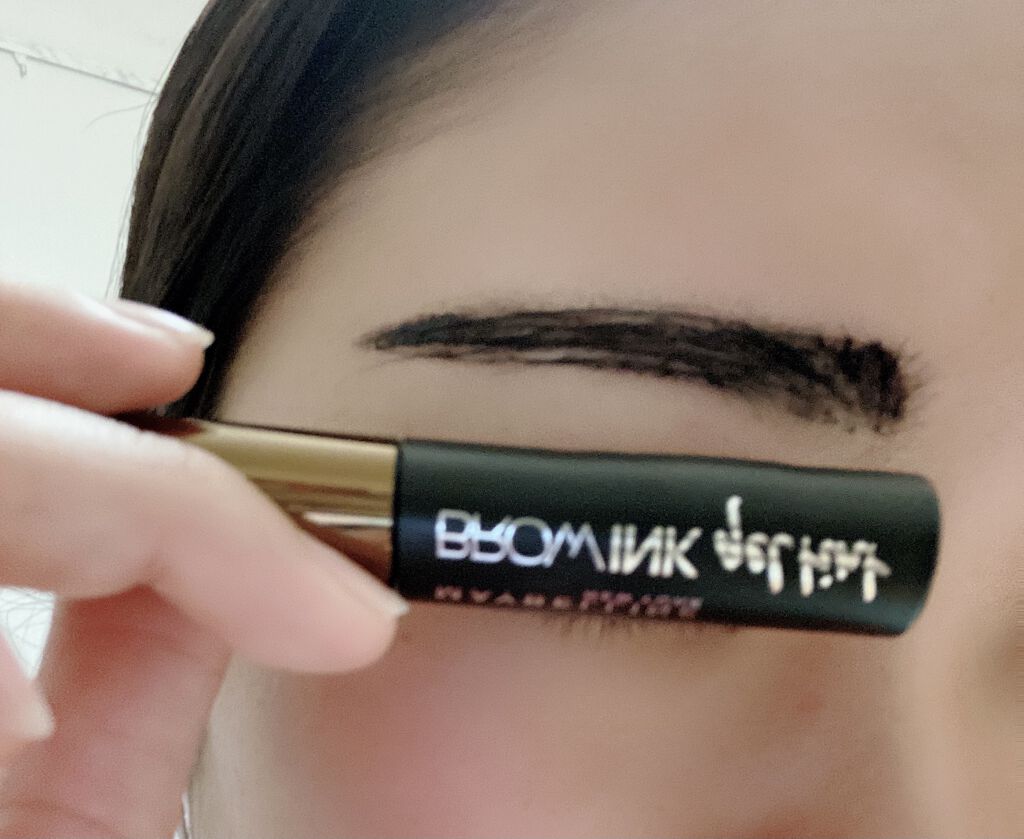 ブロウインク ジェルティント 01 ライトブラウン/MAYBELLINE NEW YORK/眉ティントを使ったクチコミ（1枚目）