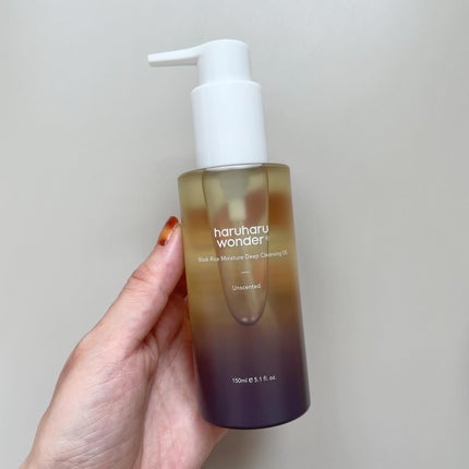 ブラックライス モイスチャー ディープクレンジングオイル/haruharu wonder/オイルクレンジングを使ったクチコミ(4枚目)