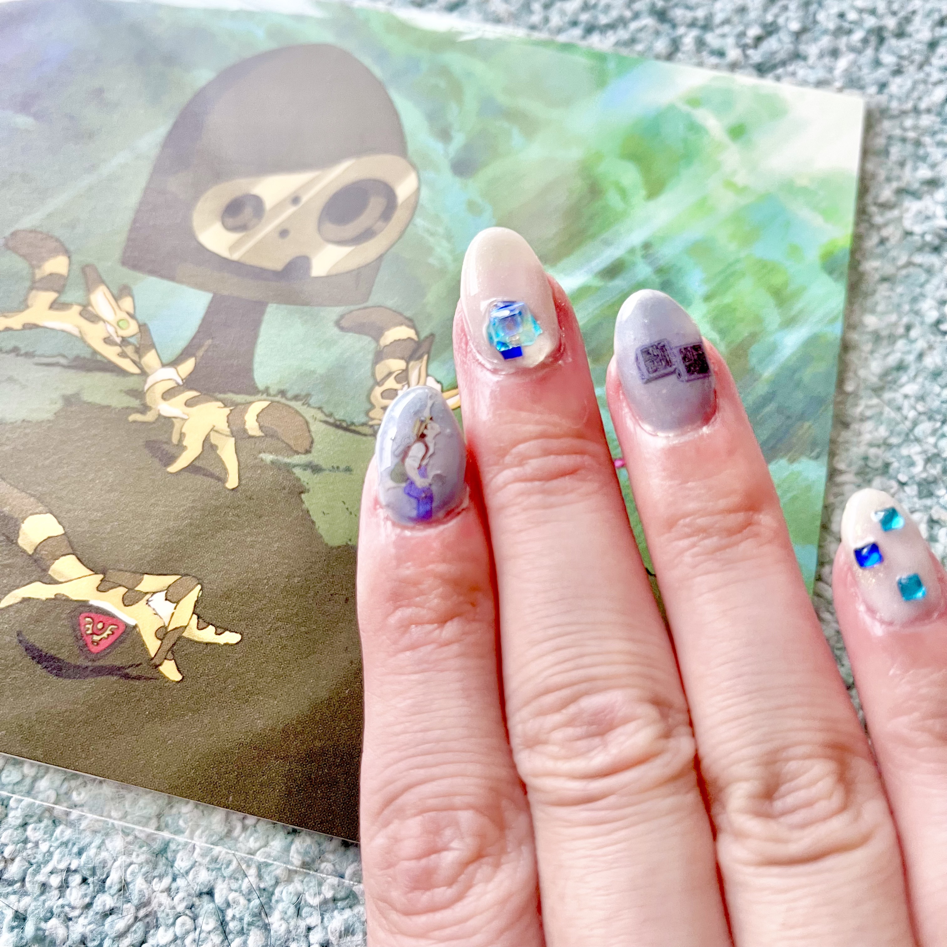 ジェルネイル（ライト対応）/セリア/ジェルネイルを使ったクチコミ（2枚目）