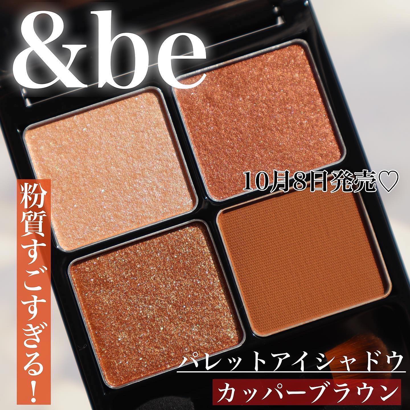 &be パレットアイシャドウ/＆be/アイシャドウパレットを使ったクチコミ（2枚目）