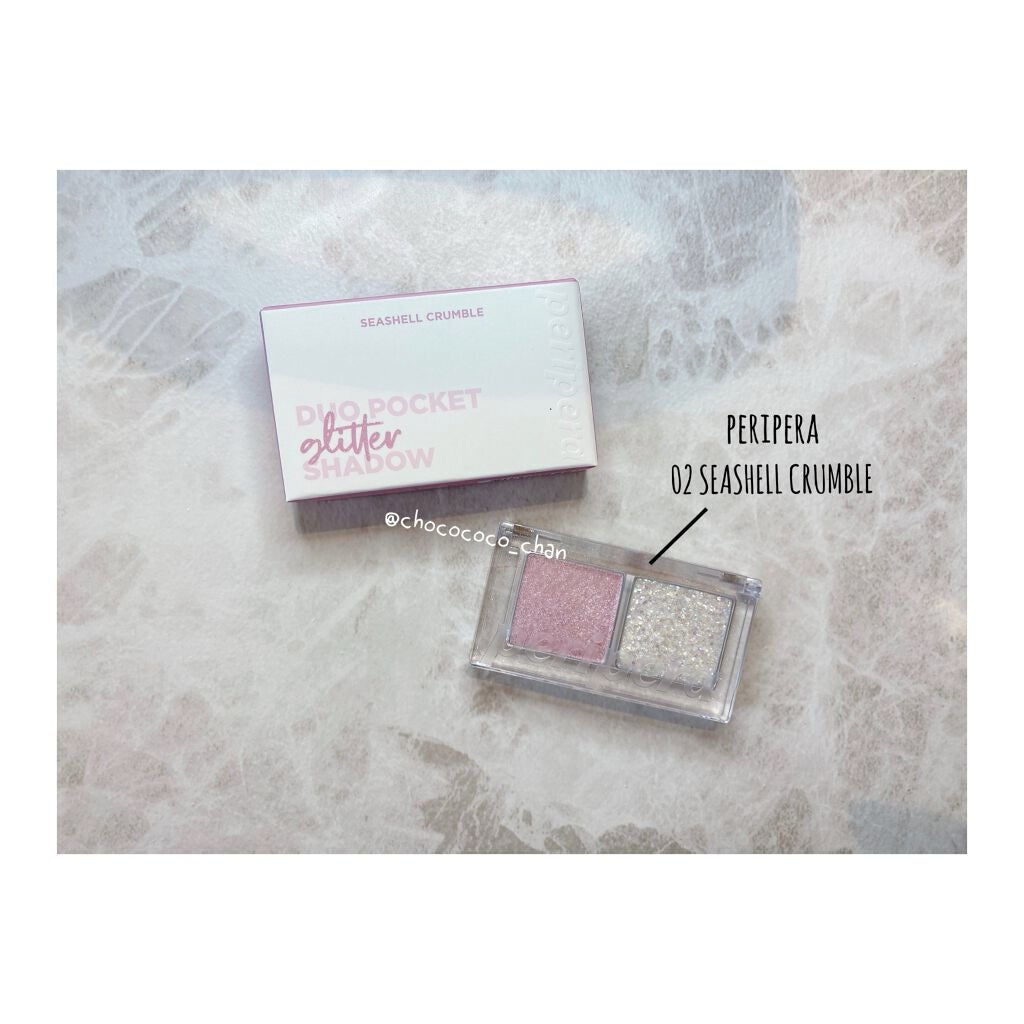 ちょこちゃん🍫 on LIPS 「peripera02SEASHELLCRUMBLEQoo10メ..」(1枚目)