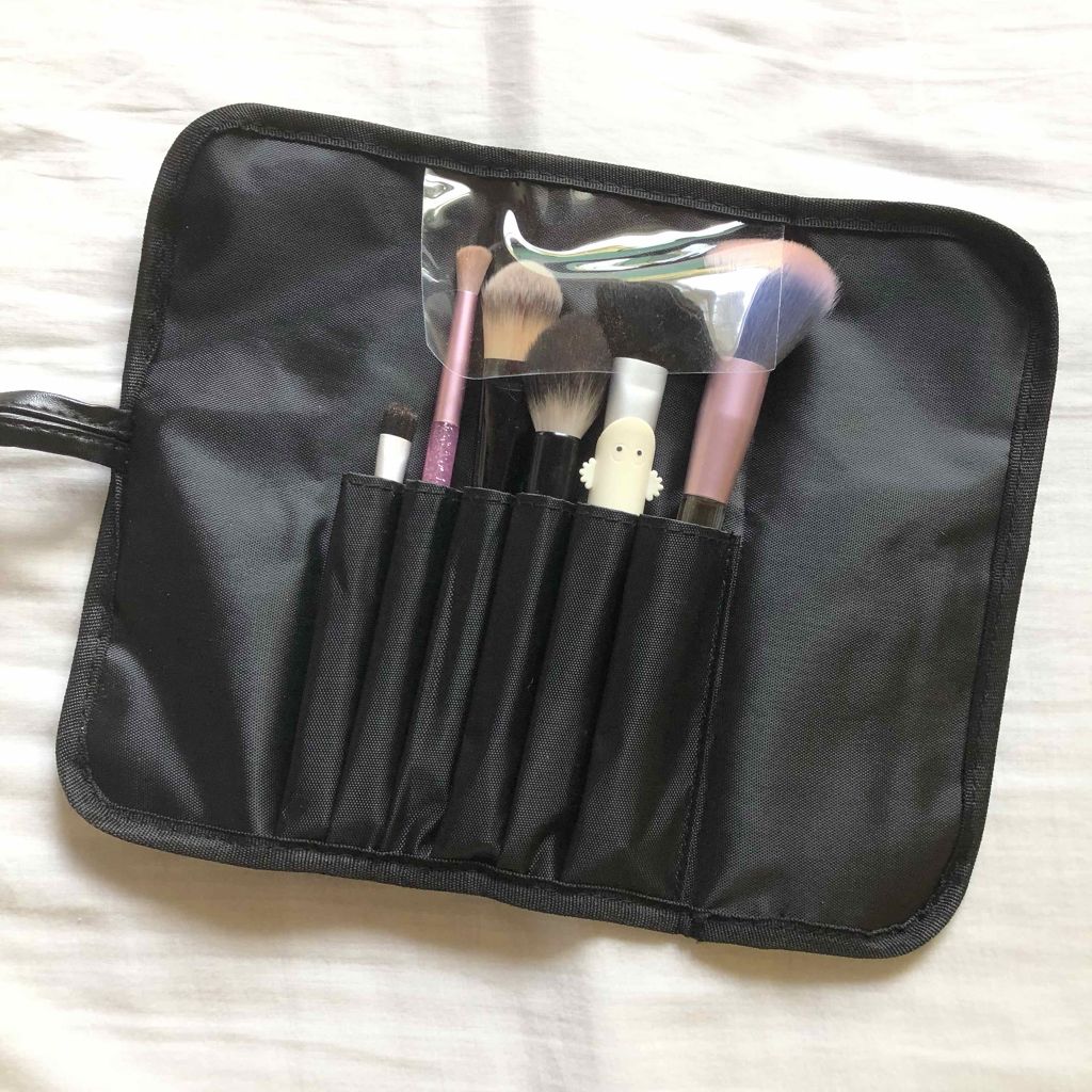 ブラシ収納ケース/DAISO/メイクブラシを使ったクチコミ(4枚目)