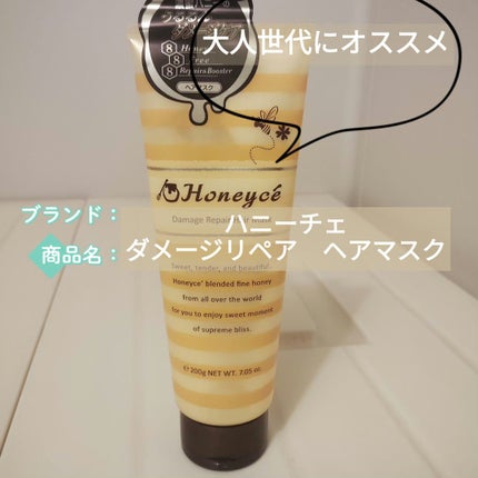 ハニーチェ ダメージリペア ヘアマスクY R/ハニーチェ/ヘアマスク・ヘアパックを使ったクチコミ(1枚目)