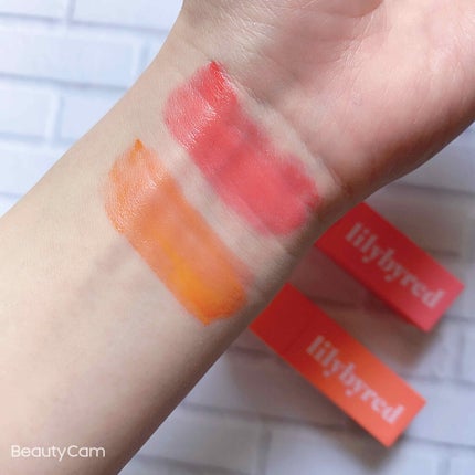 ブラッディライアー コーティングティント/lilybyred/リップティントを使ったクチコミ(2枚目)