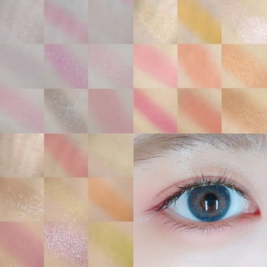 UR GLAM　BLOOMING EYE COLOR PALETTE/U R GLAM/パウダーアイシャドウを使ったクチコミ（3枚目）