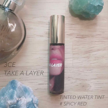 TAKE A LAYER TINTED WATER TINT/3CE/口紅を使ったクチコミ（1枚目）