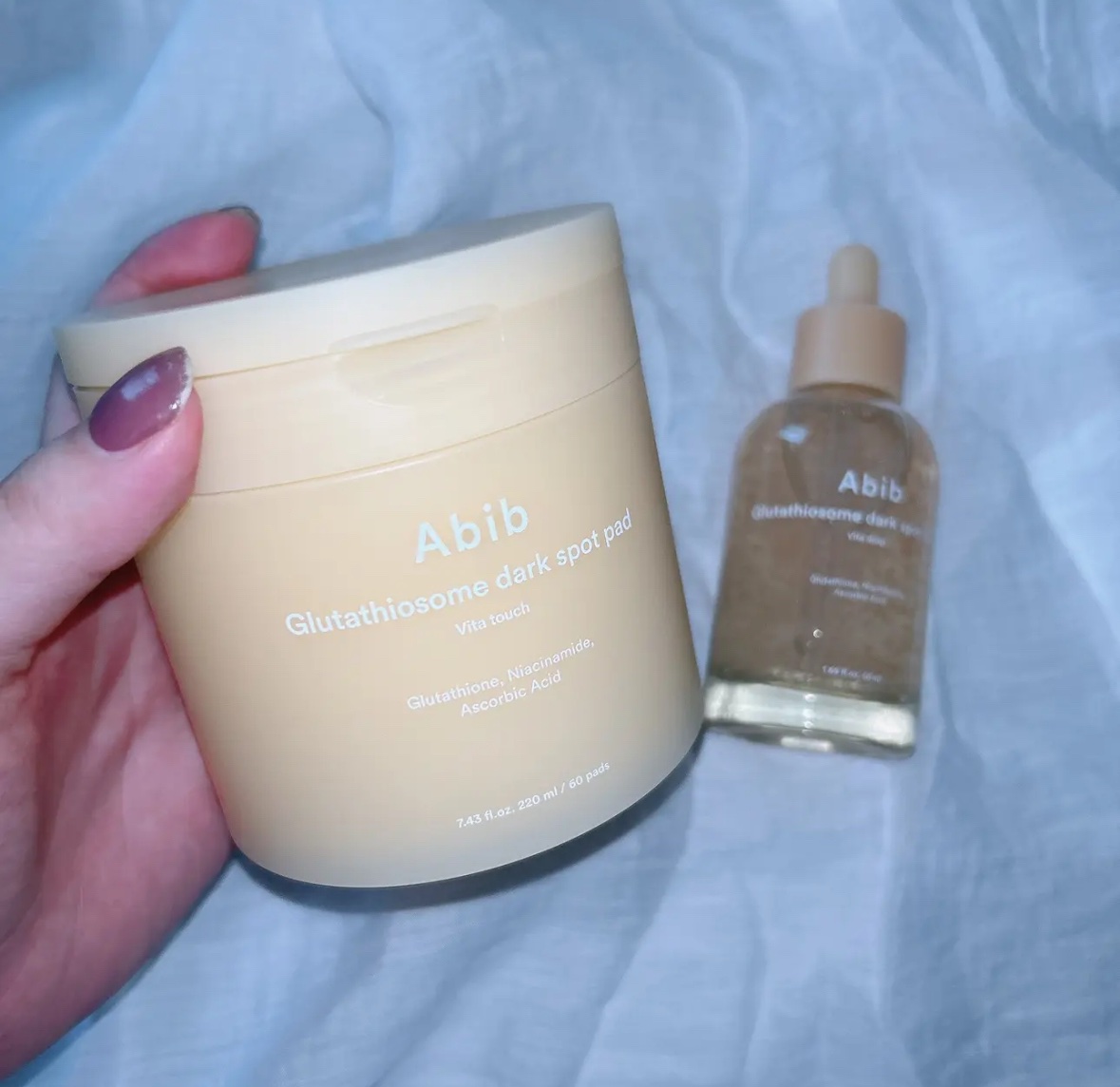 グルタチオンソームダークスポットセラムビタドロップ/Abib /美容液を使ったクチコミ（2枚目）