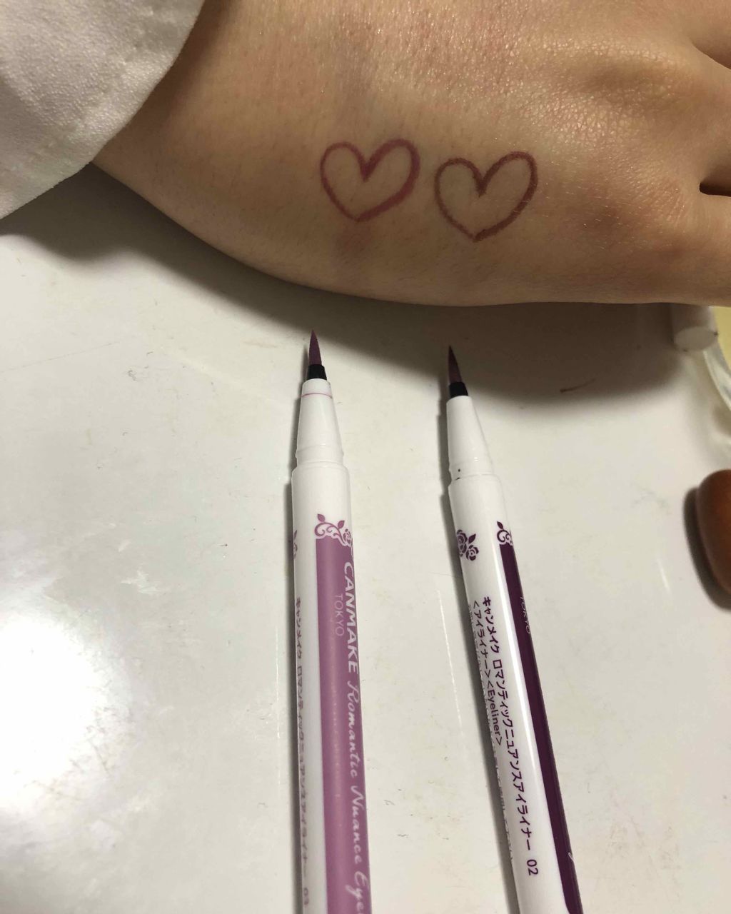 ロマンティックニュアンスアイライナー/キャンメイク/リキッドアイライナーを使ったクチコミ(2枚目)