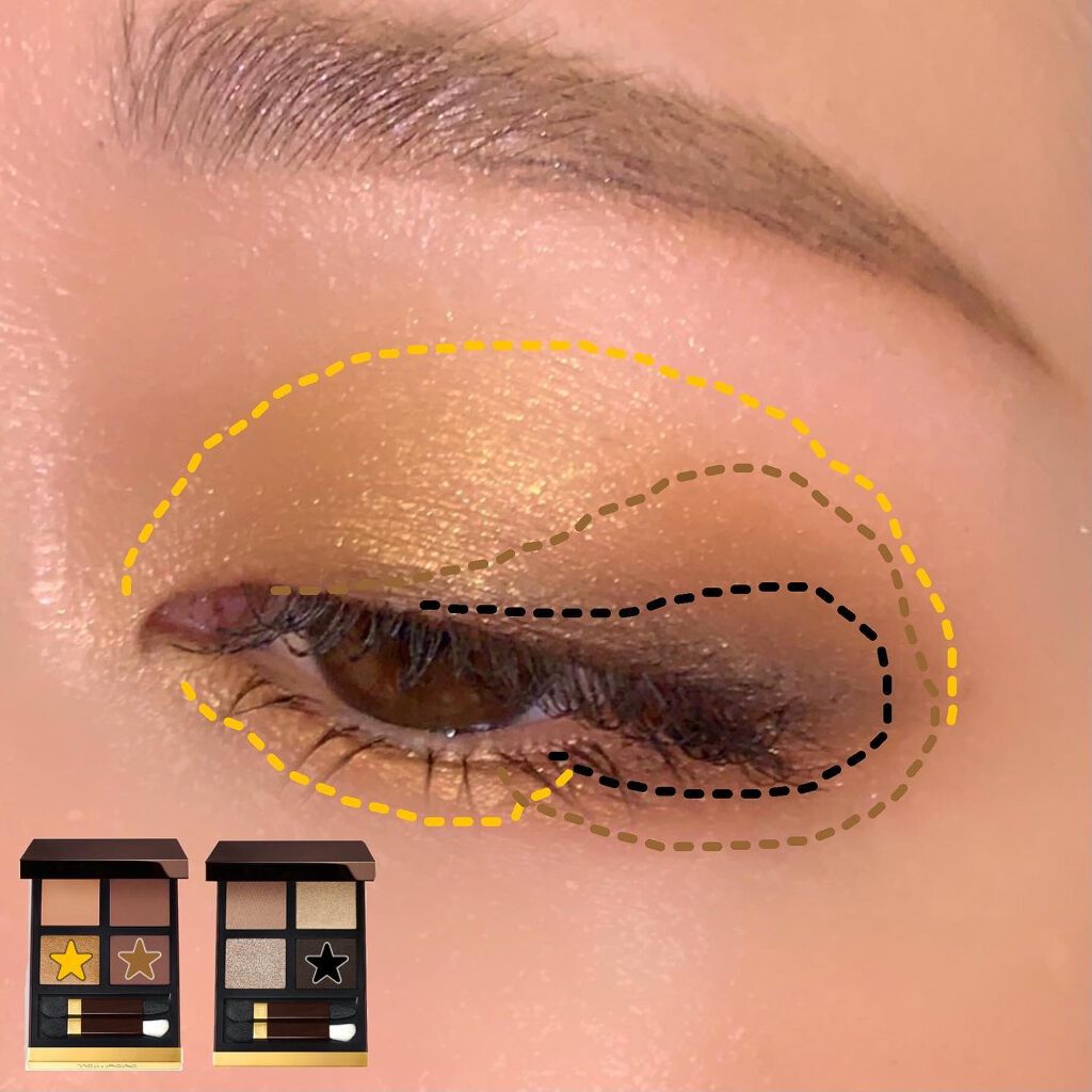 アイ カラー クォード/TOM FORD BEAUTY/アイシャドウパレットを使ったクチコミ(5枚目)