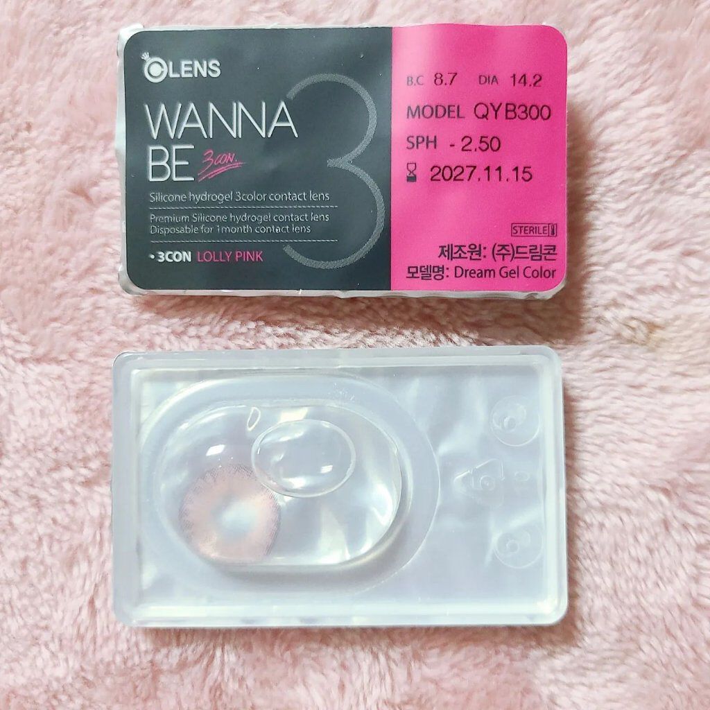 OLENS ワナビー 3コンのクチコミ「【WannaBe 3Con】

COLOR：Lolly Pink
@poplens_of.....」（3枚目）