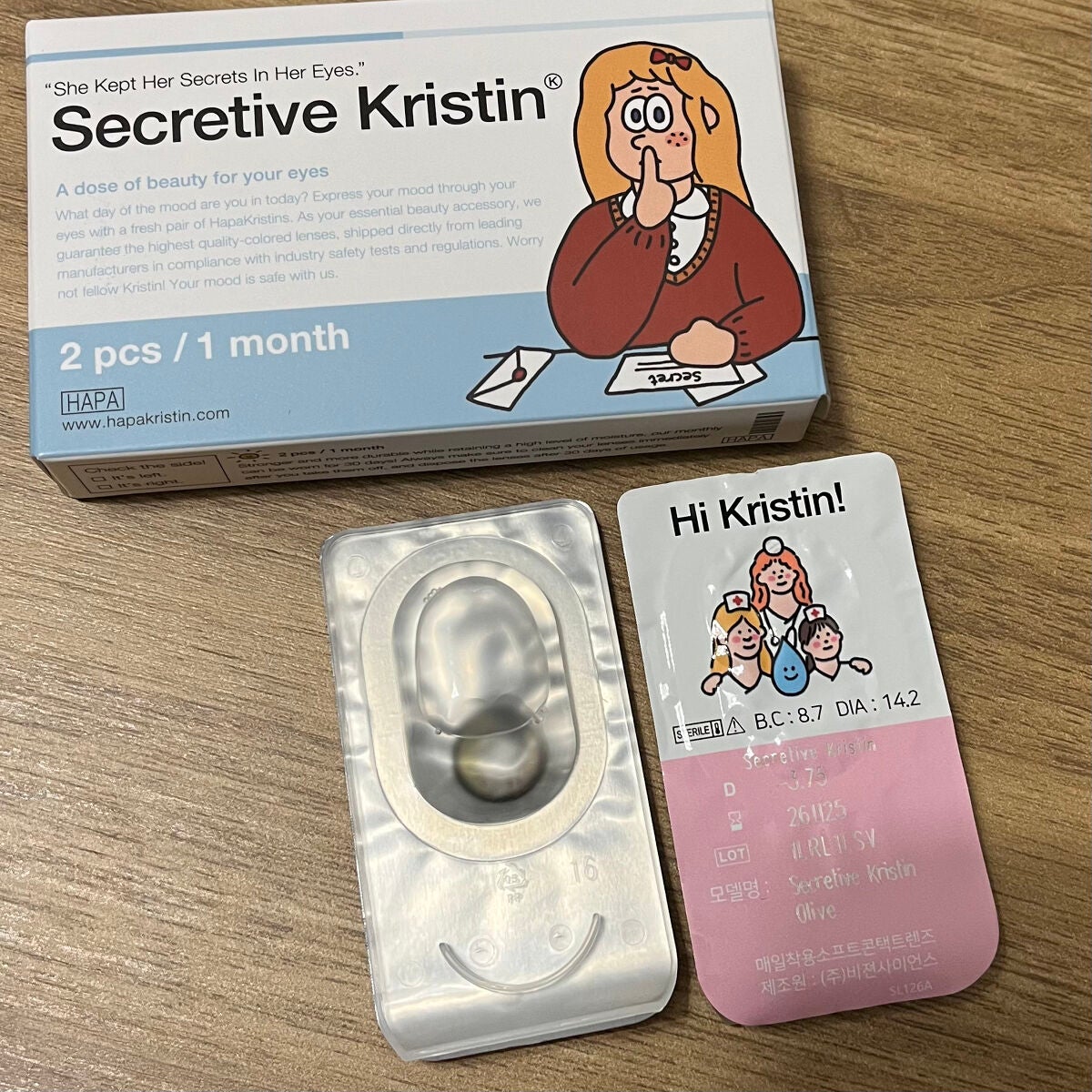 Secretive Kristen/Hapa kristin/カラーコンタクトレンズを使ったクチコミ(1枚目)