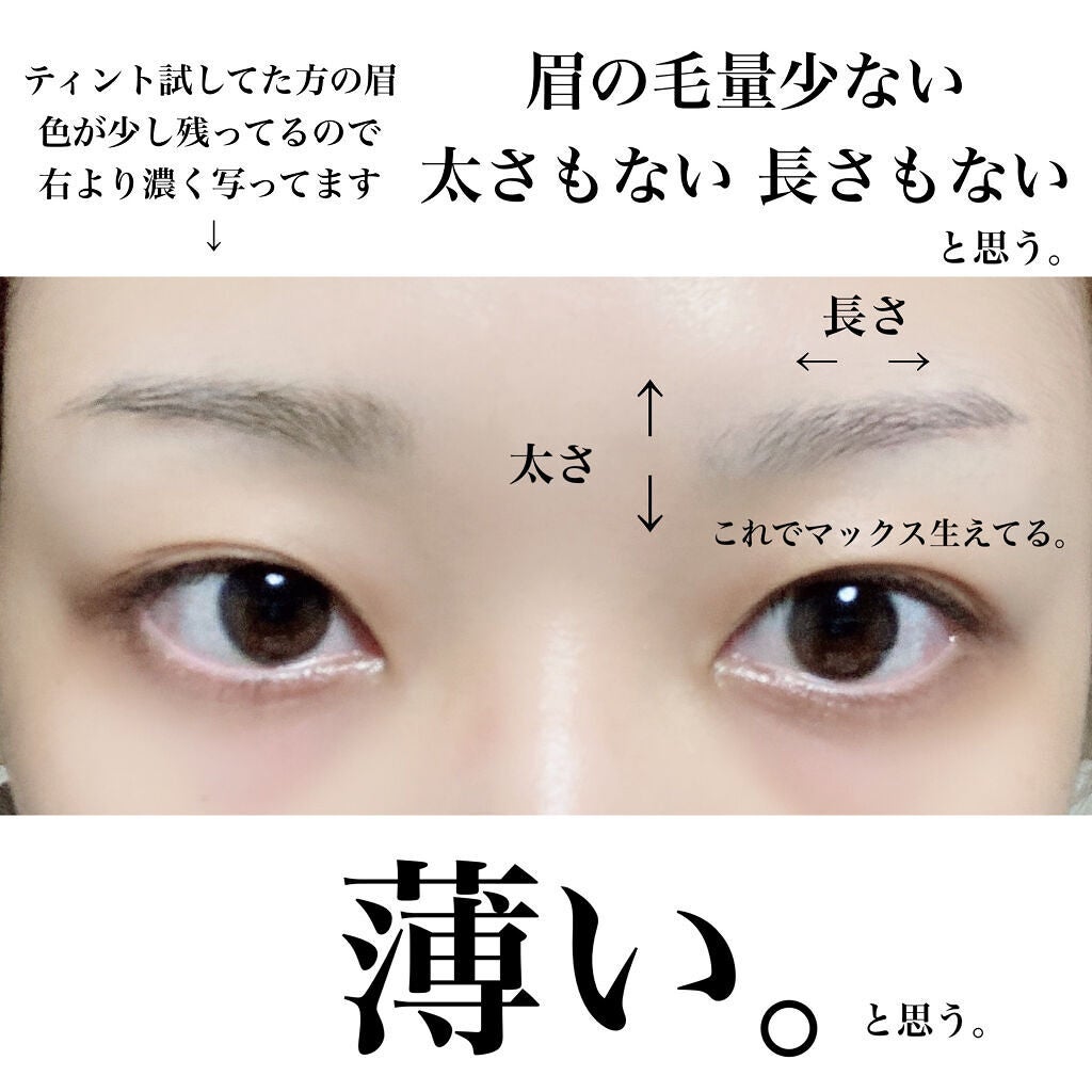 書き足し眉ティントSV /Fujiko/眉ティントを使ったクチコミ(5枚目)