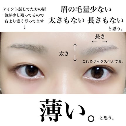 書き足し眉ティントSV /Fujiko/眉ティントを使ったクチコミ(5枚目)