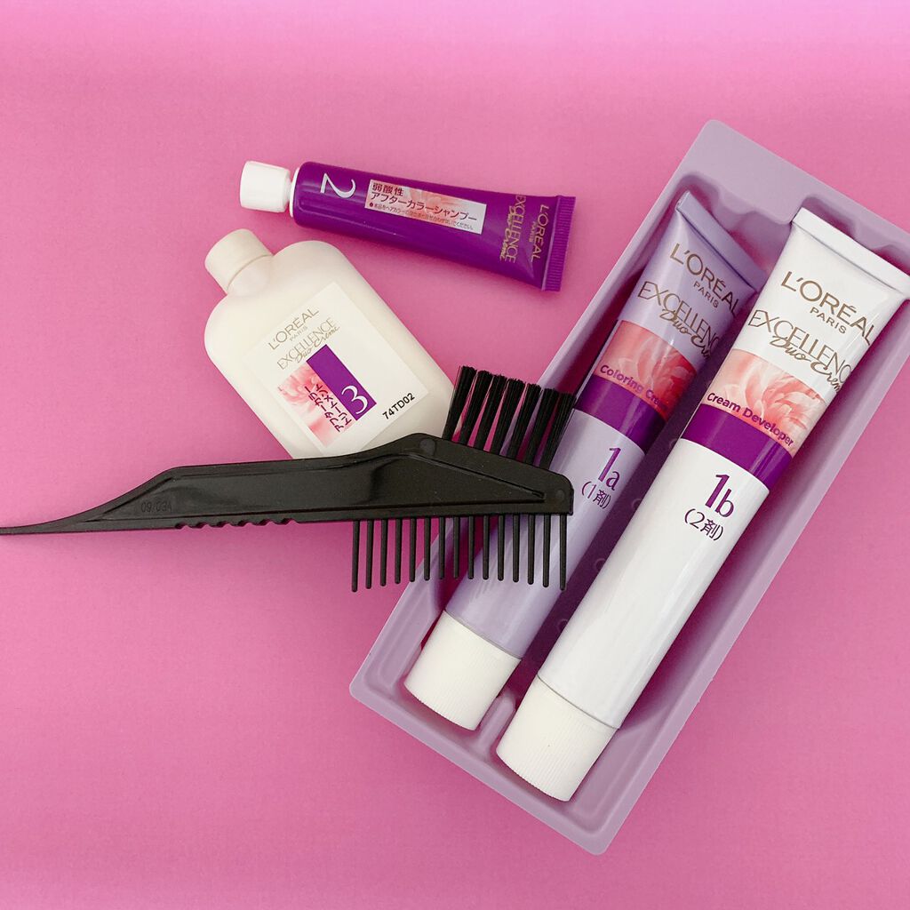 エクセランス ヘアカラー/ロレアル パリ/ヘアカラーを使ったクチコミ(2枚目)