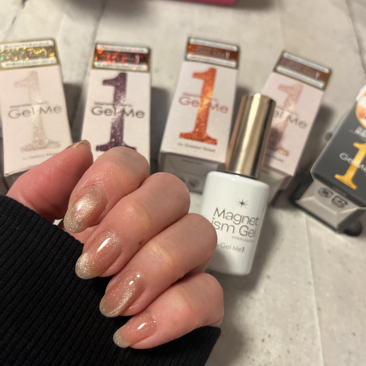 マグネティズムジェル バイ ジェルミーワン/ジェルミーワン/マニキュアを使ったクチコミ(1枚目)